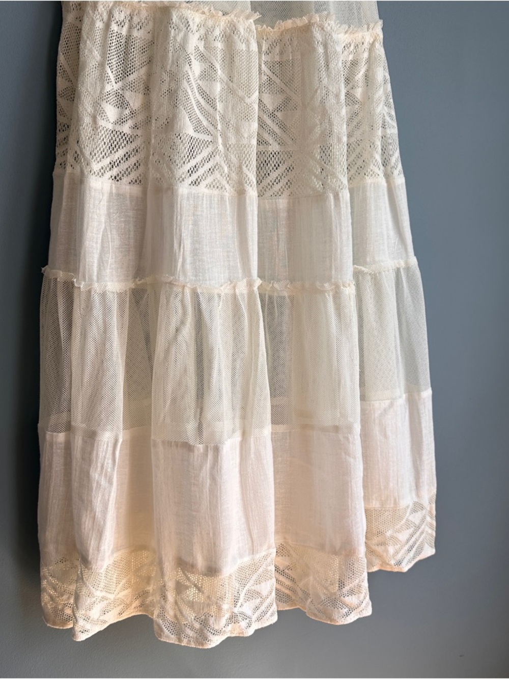 Free People Cream Tiered Maxi Dress - Picture 2 of 7